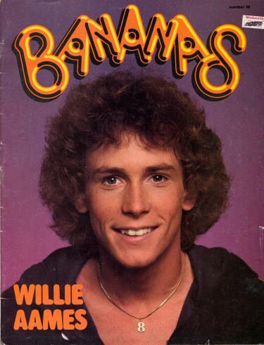 Willie Aames on the cover of Bananas